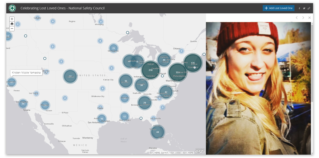 Story Map: Celebrating lost loved ones