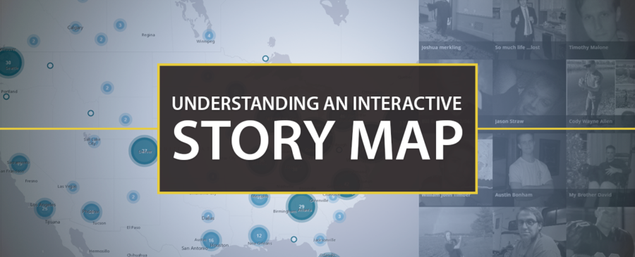 Understanding an interactive story map - header