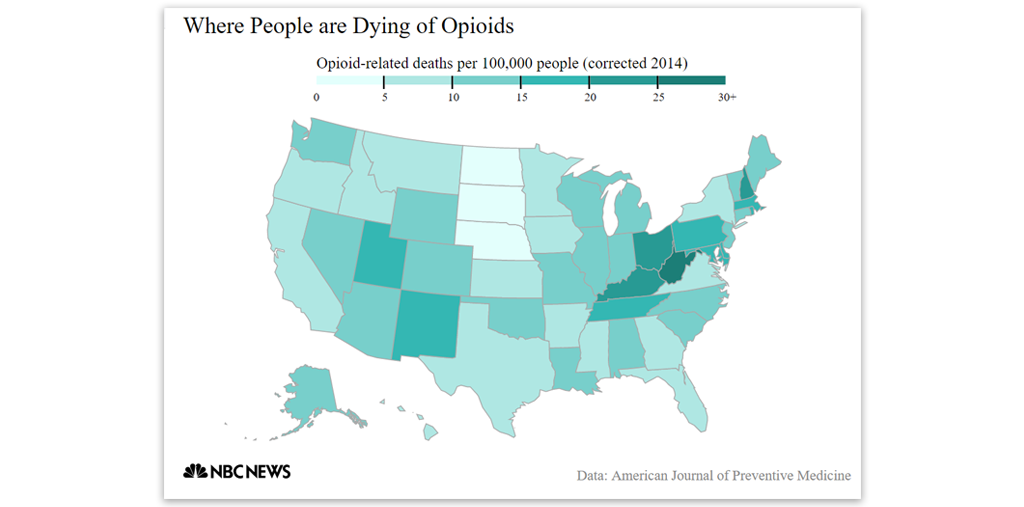 Where People Are Dying of opioids - Story Map